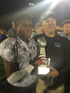 AJ Jones carried the Raiders to the 2016 St Johns county title after his 231 yard and 3 touchdown effort.  