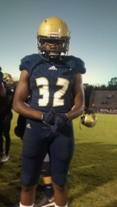 Logan Wright tied the quarter with a last second touchdown against Spruce Creek